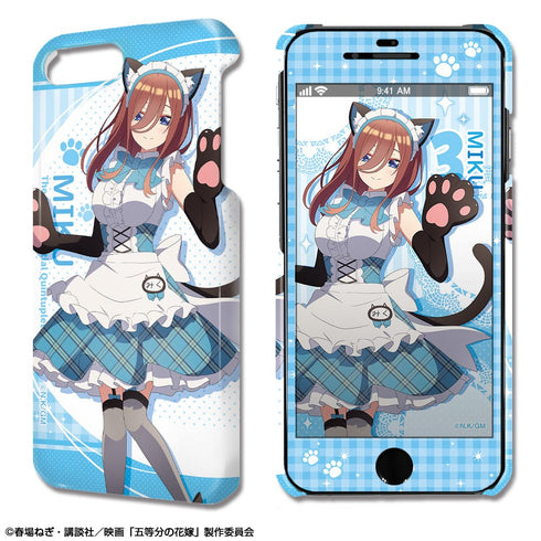 『映画 五等分の花嫁』デザジャケット iPhone 8 Plus/7 Plus/6 Plus/6s Plus ケース&保護シート デザイン03 (中野三玖)【描き下ろし】